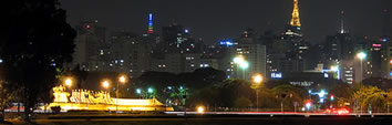 Foto Noturna do Parque do Ibirapuera em Moema